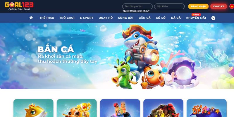 Sảnh bắn cá hấp dẫn