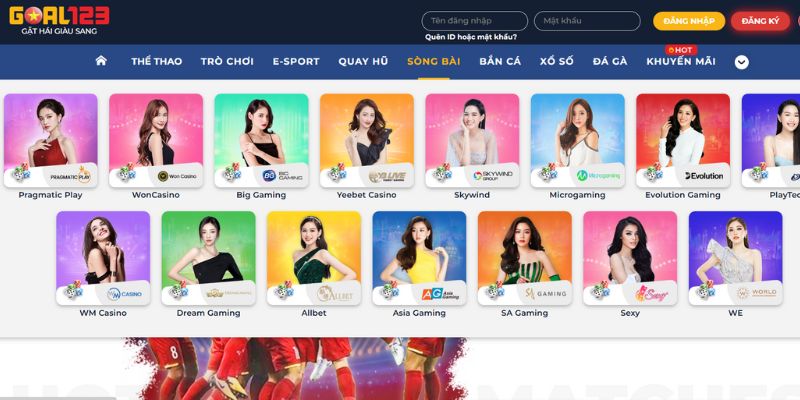 Sảnh casino live