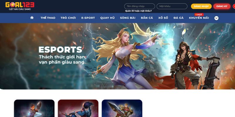 Sảnh cược Esports
