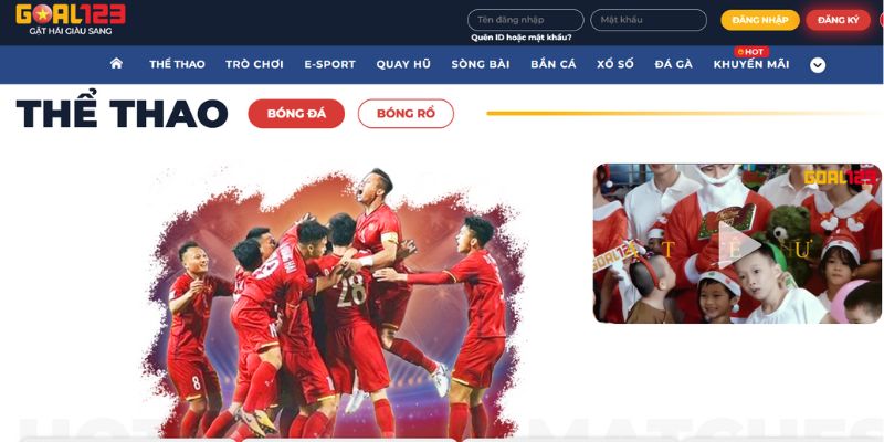 Sảnh thể thao hấp dẫn